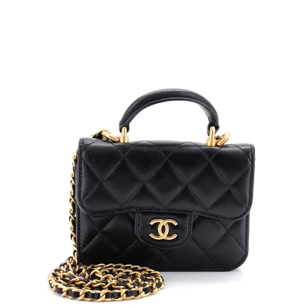 Chanel Top Handle Flap Coin Purse With #258818C29B